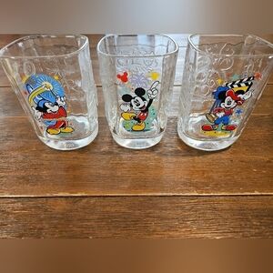 WALT DISNEY WORLD MCDONALD'S SET OF THREE 2000 CELEBRATION COMMEMORATIVE…